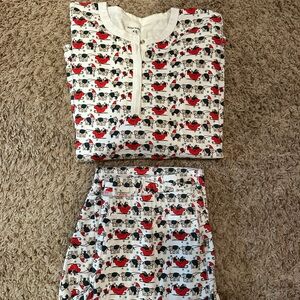 Roller rabbit Long pajama set NWOT sz XS